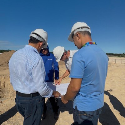 Administração Superior da UFDPar acompanha andamento das obras do Hospital Universitário