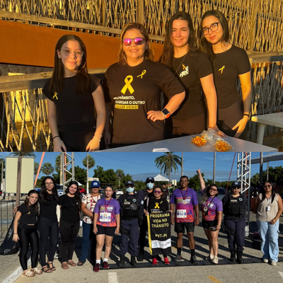 UFDPar participa de ação educativa do Programa Vida no Trânsito durante a ECORUN Lagoa do Portinho