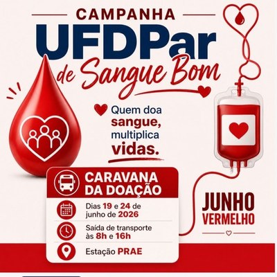 UFDPar promove Campanha “UFDPar de Sangue Bom” e mobiliza comunidade acadêmica para doação de sangue